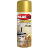 Tinta Spray Metallik Ouro 350ml 52 Colorgin Com 6 Unid