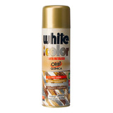 Tinta Spray Ouro Metálico White Color 340ml Uso Geral