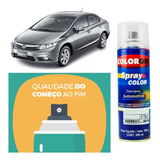 Tinta Spray Prata Metalico Honda Reparo Automotiva Carro