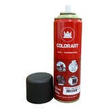 Tinta Spray Preto Alta Temperatura 600ºc Colorart Moto 