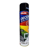 Tinta Spray Preto Brilhante Colorgin Multiuso Seca Rápido 