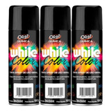 Tinta Spray Preto Fosco 340ml Para Uso Geral - 3 Unidades