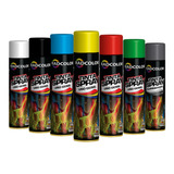 Tinta Spray Todas As Cores Cx 36 Un Uso Geral E Automotivo