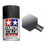 Tinta Spray Ts-40 Preto Metálico Tamiya