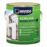 Tinta Standard Acrílica Fosco Branco Neve Universo 3,6l