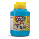 Tinta Tempera Guache 250ml Azul Celeste Acrilex