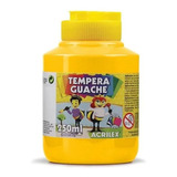 Tinta Tempera Guache Amarelo Ouro 250ml