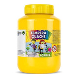Tinta Tempera Guache Escolar Acrilex 505 - Amarelo 500ml