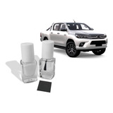 Tinta Tira Risco Automotiva Hilux Branco Polar