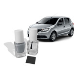 Tinta Tira Risco Automotiva Sandero Prata Etoile 2020 2021