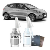 Tinta Tira Risco Hyundai Hb20 Comfort 2016 Prata Brisk