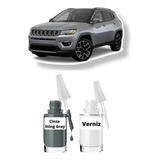 Tinta Tira Risco Retoque Automotivo Jeep Compass Sting Gray 