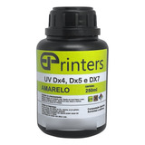 Tinta Uv Amarelo Para Impressora De Pelicula De Unha 250 Ml