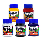 Tinta Vitro 150 Acrilex - Kit Escolha 5 Cores