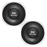 Tipo De Alto-falante Woofer Snake Esx 608 Para Carro/caminhonete Cor Preto De 8 8 X 8 X 8 X 2 Unidades
