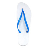 Tiras Correias Cabresto Slim Azul Claro Tipo Havaianas 3un