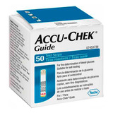 Tiras Medidor Glicemia Accu Check Guide 50 Unidades