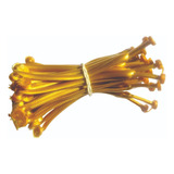 Tiras Para Chinelo Correias Alças Tipo 10 Pares Dourado Gold