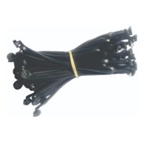 Tiras Para Chinelo Correias Alças Tipo 10 Pares Preta