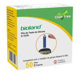 Tiras Reagentes Fita Medir Glicose Glicemia Bioland 50 Unid