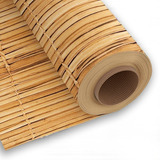 Tnt Estampado Decoração Esteira De Palha Bambu 3,00m X 1,40m