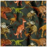 Tnt Estampado Dinossauro Realista Decoração Mesa Painel 2mt