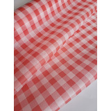 Tnt Estampado Festa Junina Xadrez Vermelho 1,4m X 5 Metros