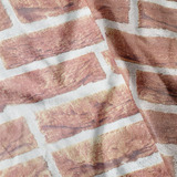 Tnt Estampado Tijolinho Tijolo Bloco Arte 1,4m X 2 Metros