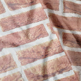 Tnt Estampado Tijolinho Tijolo Rústico 1,4m X 6metros