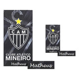 Toalha Banho Atletico Mineiro + Toalha Rosto Personalizada