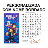 Toalha Banho Infantil Meninos Personalizada Nome Bordado