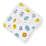 Toalha De Banho Bebe Soft Fralda Estampada 100% Algodão