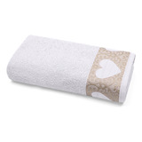 Toalha De Banho Buettner Jacquard Love 100% Algodão Branco