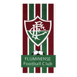 Toalha De Banho Estampa Time Oficial Fluminense Toque Macio 