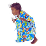 Toalha De Banho Poncho Com Capuz Bebê Infantil 100% Algodão