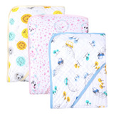 Toalha De Banho Soft Com Capuz Estampada 80x80 Papi