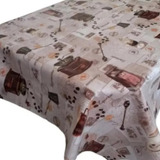 Toalha De Mesa 1m X 1,40m Plástico Térmico Várias Estampas