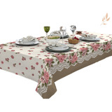 Toalha De Mesa 6 Lugares Retangular