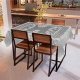 Toalha De Mesa De Renda, Tulipa, Branca 1.60x1.60 + Brinde