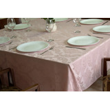 Toalha De Mesa Glamour Quadrada Jacquard 6 Lugares 1,80x1,80