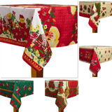 Toalha De Mesa Oxford Natal Retangular 4 Lugares 1,40 1,40 X