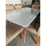 Toalha De Mesa Plastico Transparente Impermeável