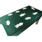 Toalha De Mesa Veludo Para Jogos 2,40x1,40 Mts