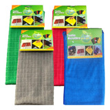 Toalha De Microfibra 50x60 Super Absorção Top Kit -15 Un Cor Colorido