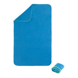 Toalha De Microfibra Secagem Rápida Natação G 80x130cm Azul
