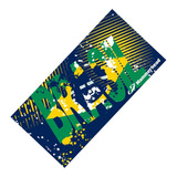Toalha Esportiva Microfibra Brasil 118x70cm Hammerhead