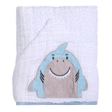 Toalha Fralda Bebê Soft C Capuz Bichinho Papi 90cmx75 Cm