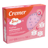 Toalha Fralda Luxo Cremer Estampa Menina C/3 Un