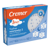 Toalha Fralda Luxo Cremer Estampa Menino C/3 Un