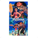 Toalha Infantil Banho Praia Algodão Grande Personagem Moana